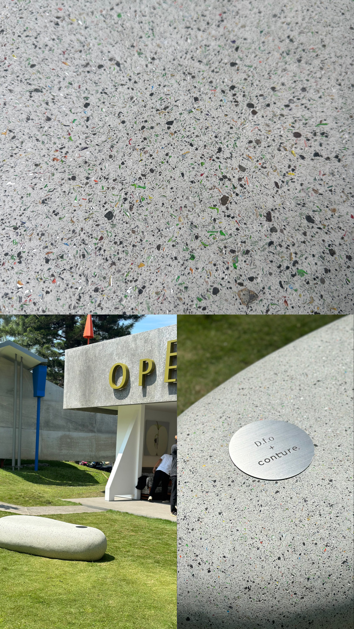 Foto Stone Egg ( Public Furniture with rejected plastic waste ) ke-3