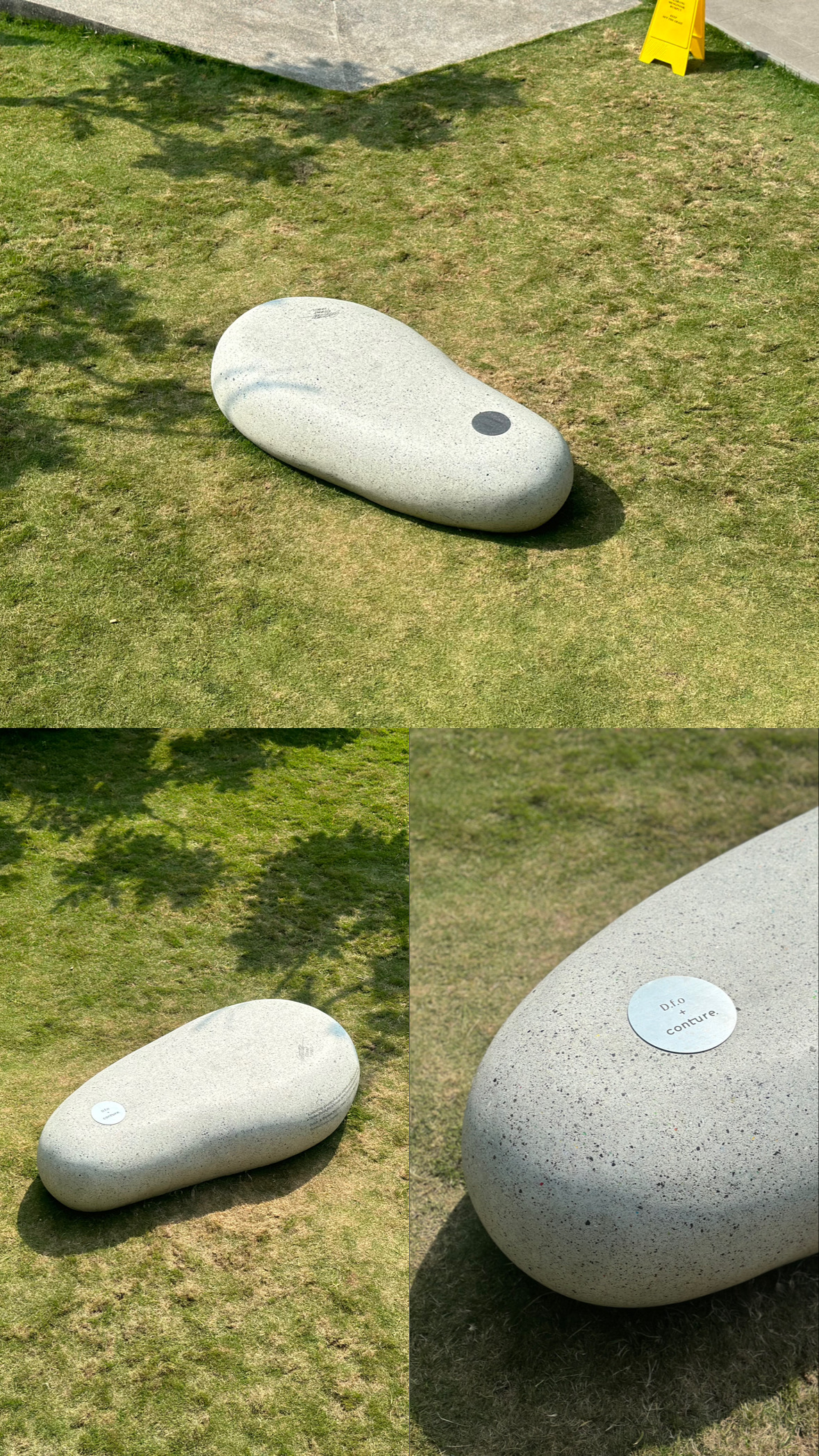 Foto Stone Egg ( Public Furniture with rejected plastic waste ) ke-1