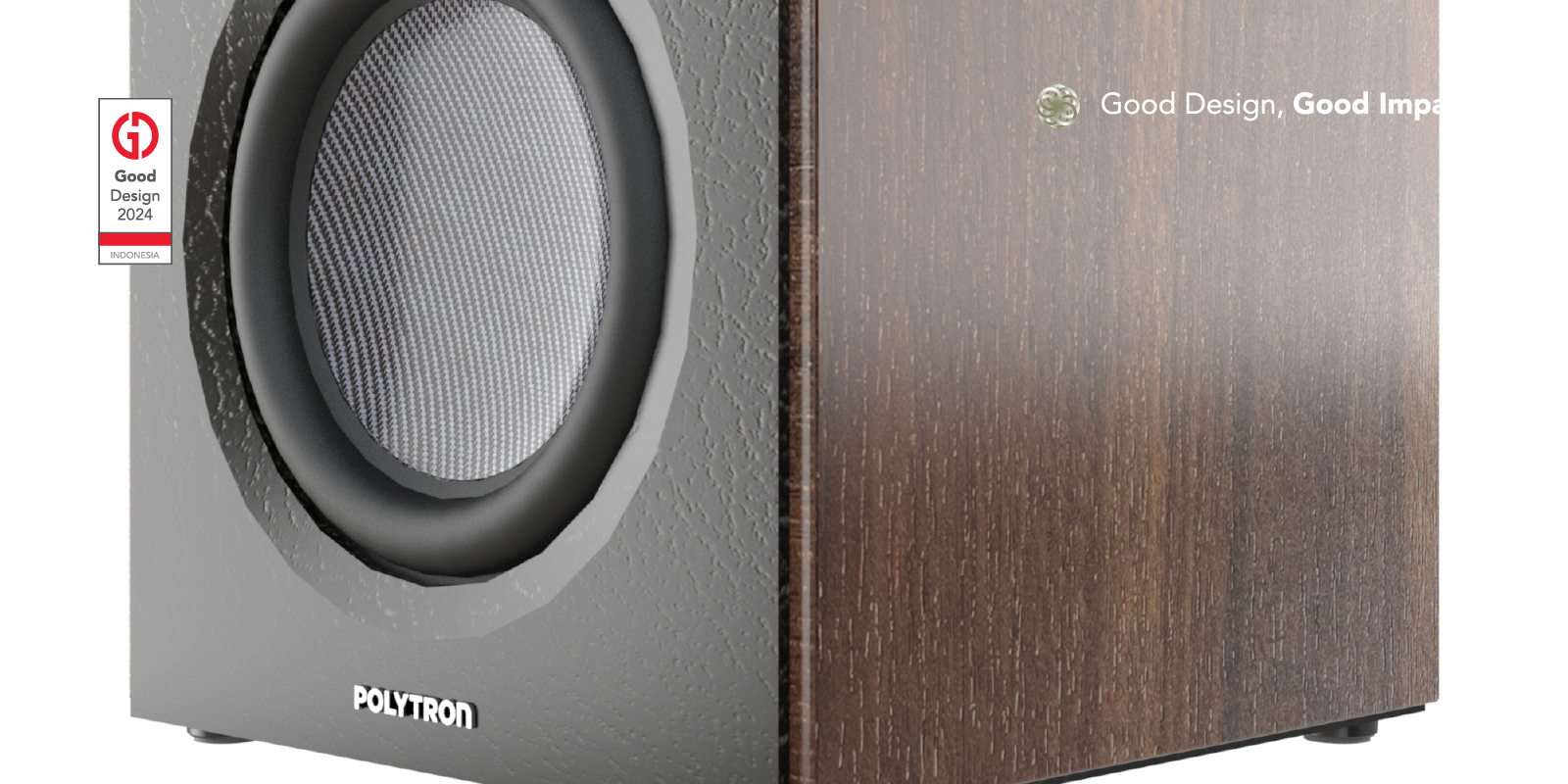 POLYTRON Hi-Fi Active Subwoofer System PSW 10A1