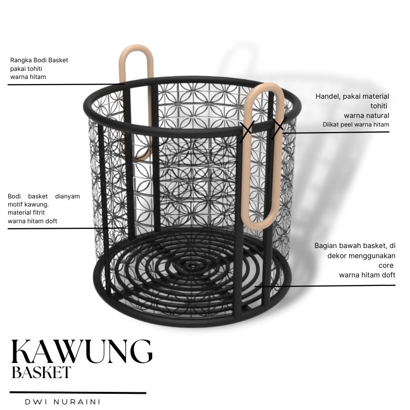 Basket Kawung